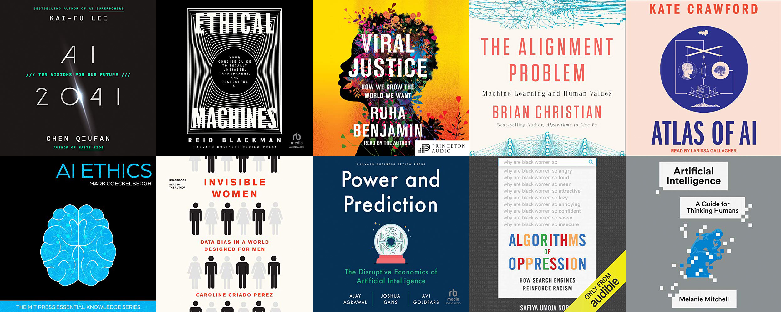 10 Books on Artificial Intelligence, Machine Learning and Ethics you can listen to while you innovate