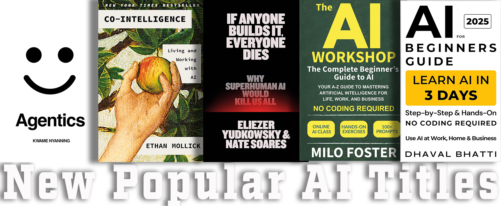 5 AI Books: New Releases, Popular, Trending
