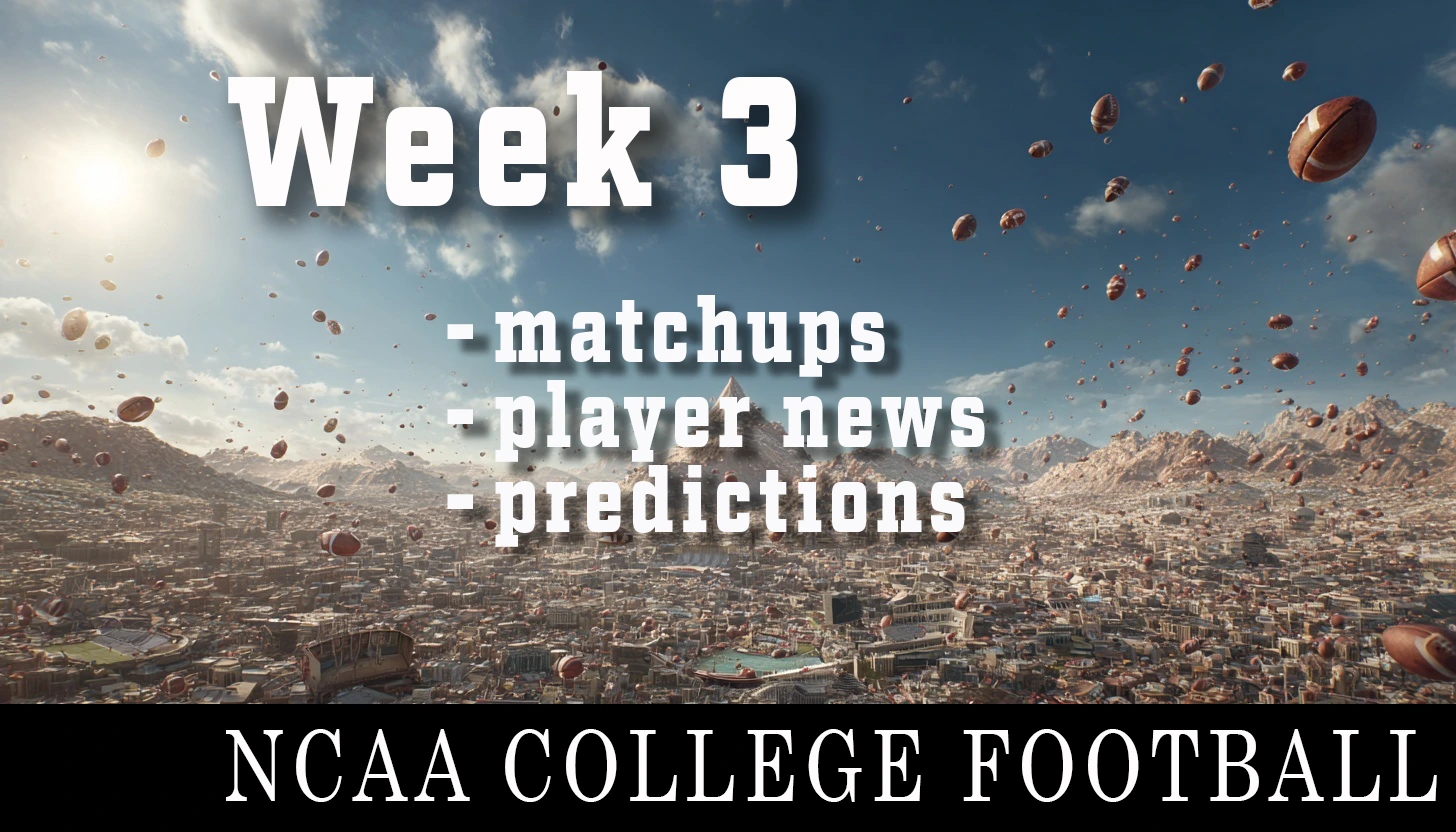 Week 3 NCAA CFB Heat Check: Georgia at Tennessee headlines a loaded slate